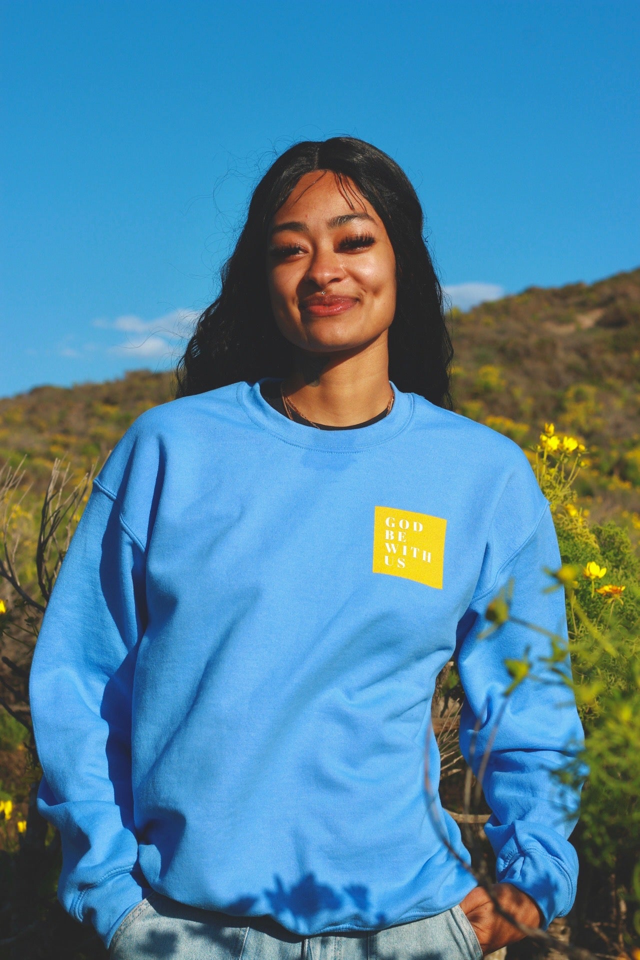 "God Be With Us" Crewneck Sweatshirt