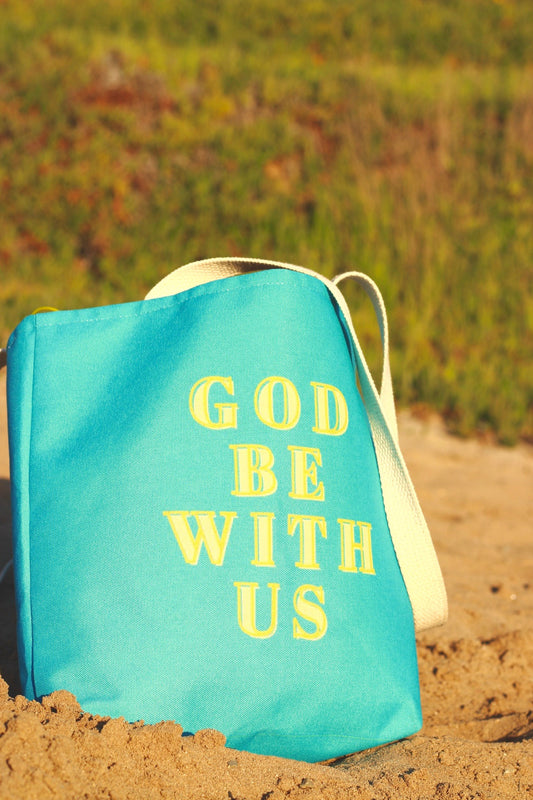 God Be With Us Tote Bag