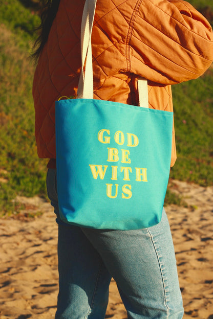 God Be With Us Tote Bag