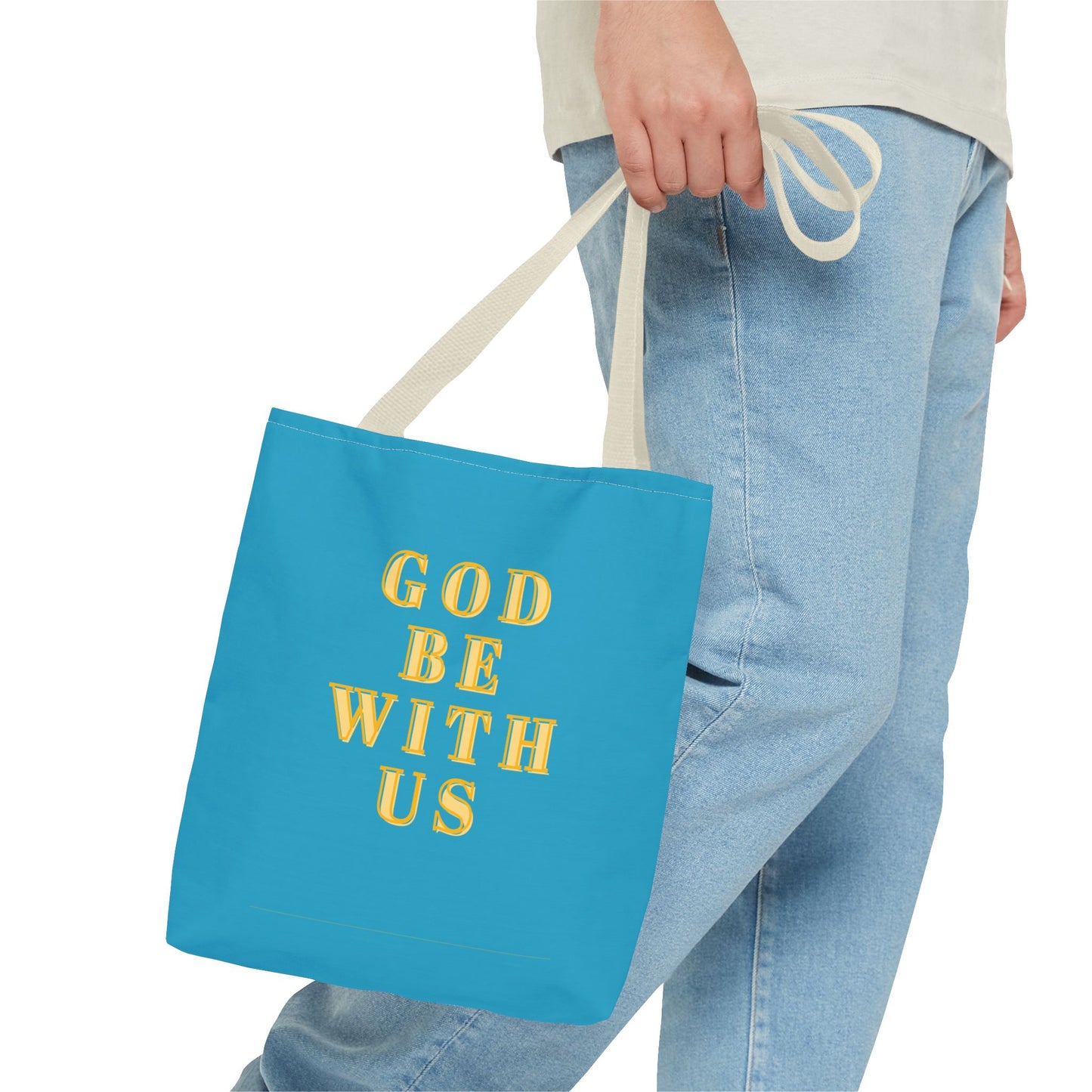 God Be With Us Tote Bag